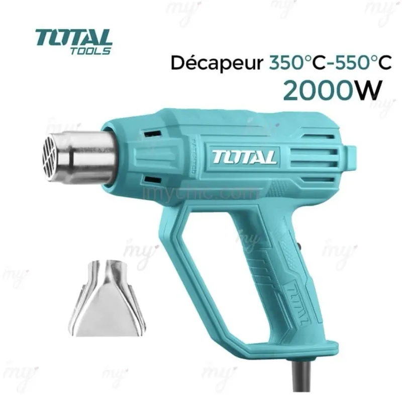 Décapeur 350°C-550°C 2000W TOTAL TB200365